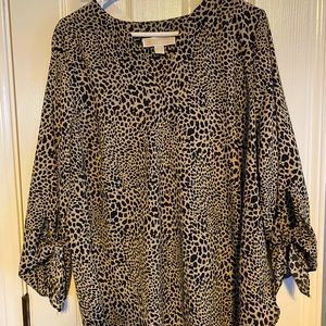 Michael Kors Leopard print shirt